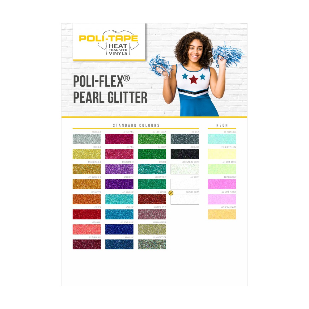 Colour Chart POLI-FLEX® Pearl Glitter
