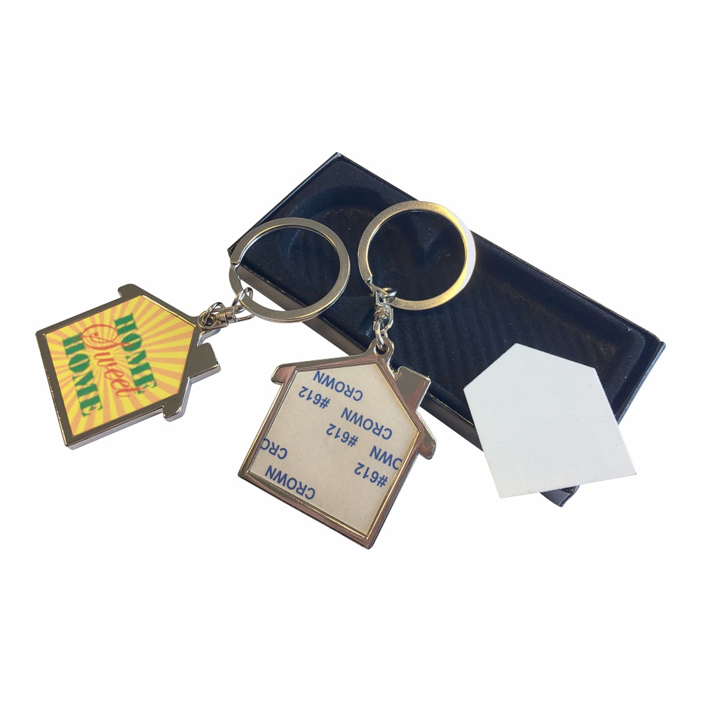 Subli-Print® Metal Key Ring Home