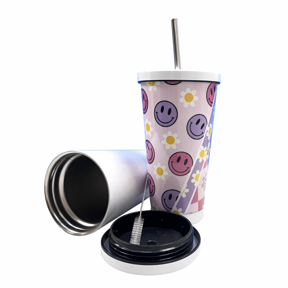 Subli-Print® Thermo-Tumbler To-Go with Straw