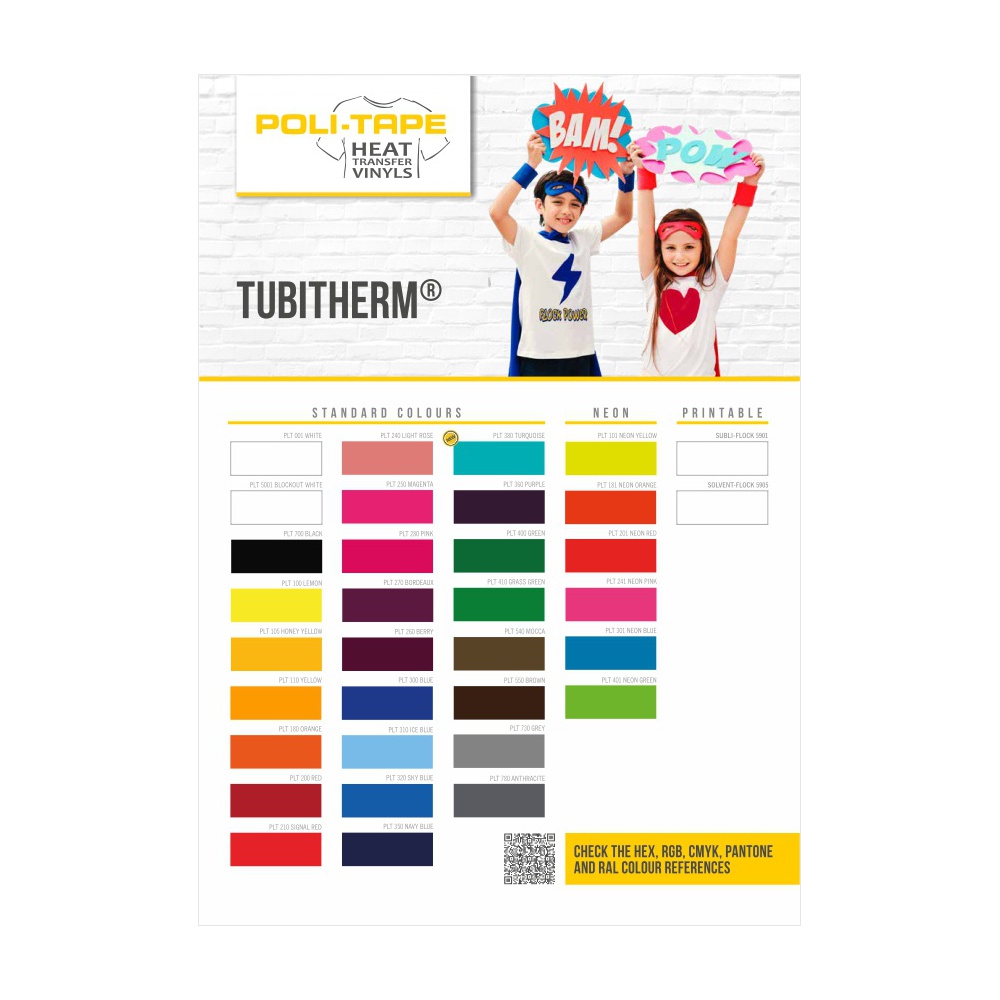 Colour Chart TUBITHERM®