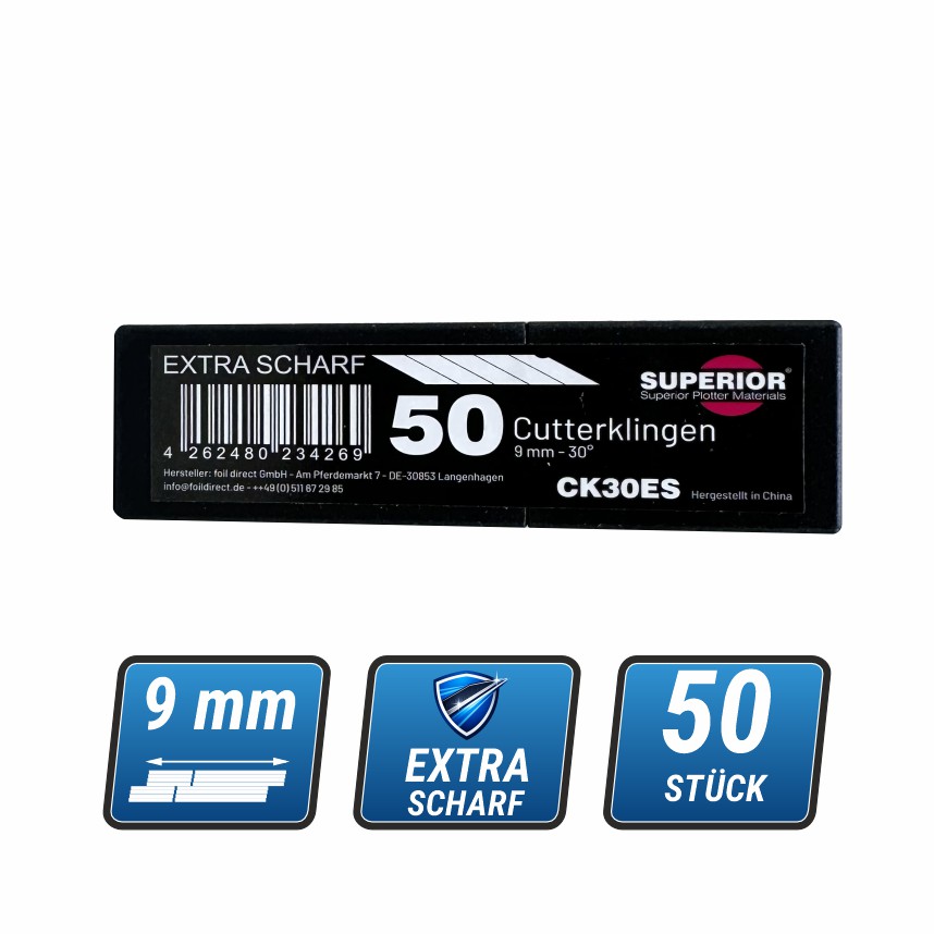 SUPERIOR-CK30ES-Cutterklingen-BOX