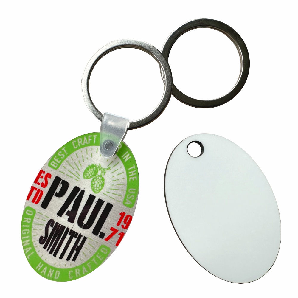 Subli-Print® MDF Key Ring Oval