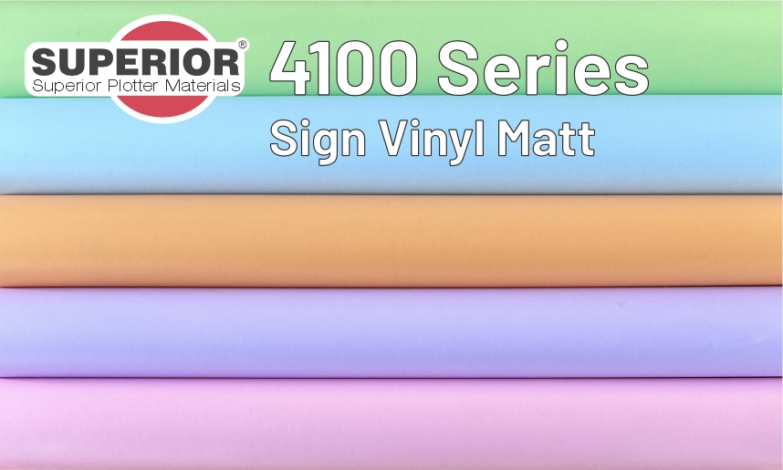 Plotter Film SUPERIOR 4100 Series Sign Vinyl 