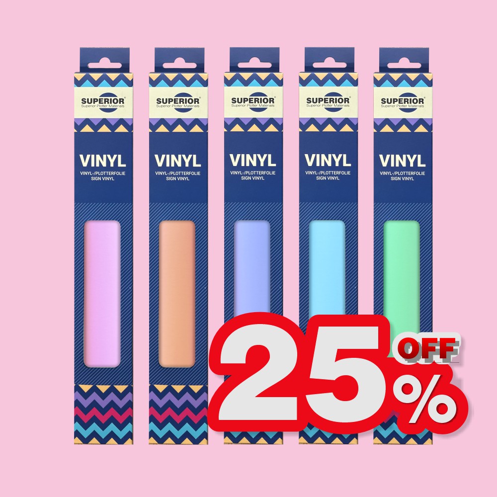 SUPERIOR 4100 Matt Sign Vinyl Mini Rolls