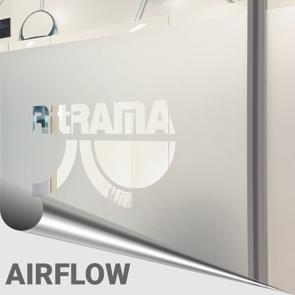 Ritrama PTG Silver Airflow Etch Glas Vinyl