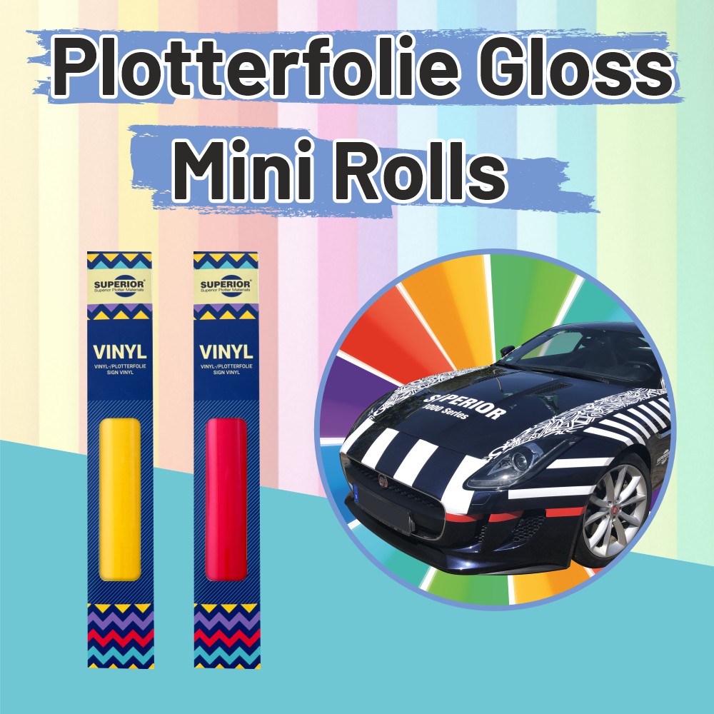 thumbnail image 2 of A One Vinyl Self-Adhesive Sign Vinyl Rolls – Gloss Or Matt, 24" 610mm, 1m–25m, Cricut/Silhouette Compatible 2 of 4