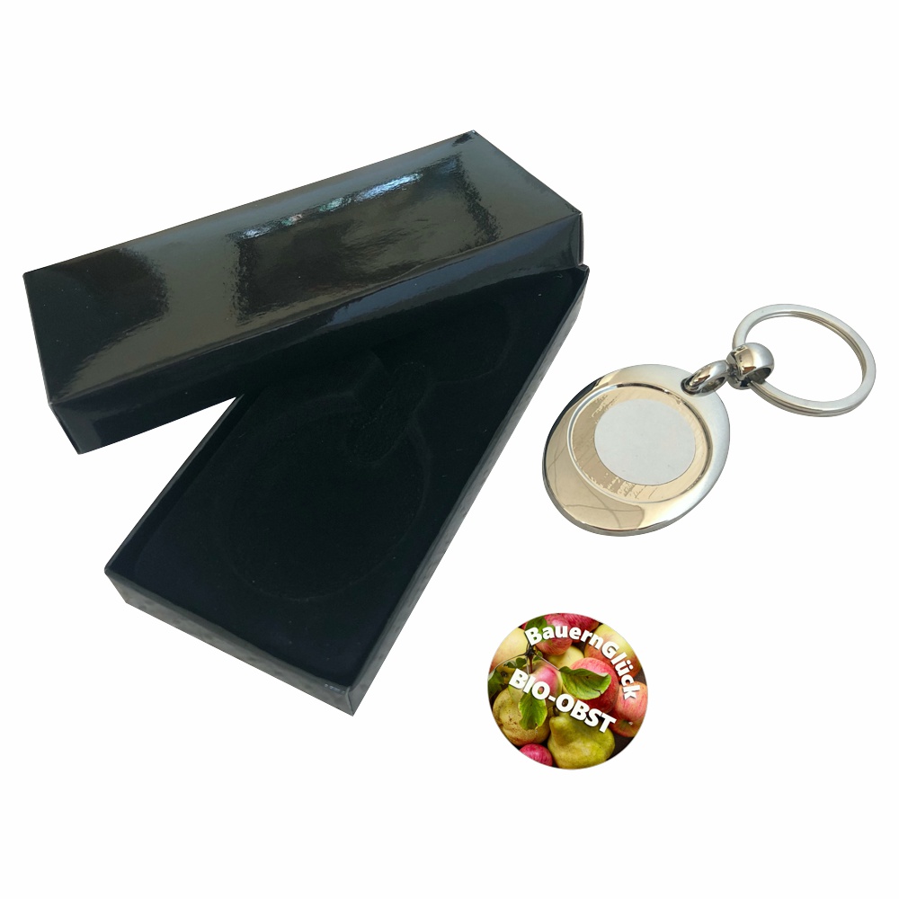 Subli-Print® Key Ring with Trolley Token